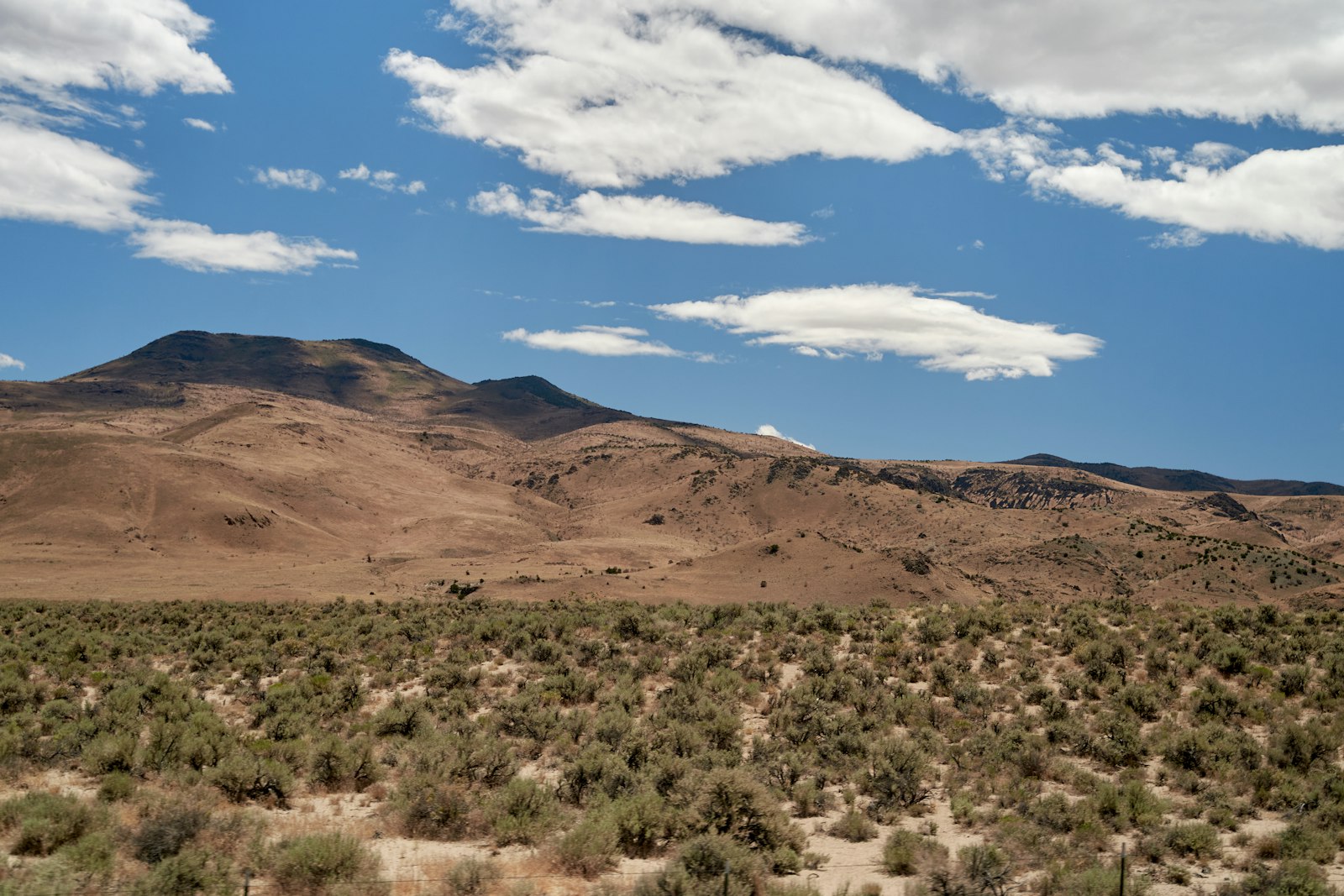 Sagebrush and high desert hills near Pyramid Lake, Nevada, in the Reno septic service region